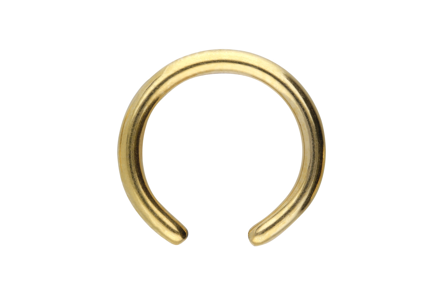 Titan Klemmkugelring Piercing ohne Kugel